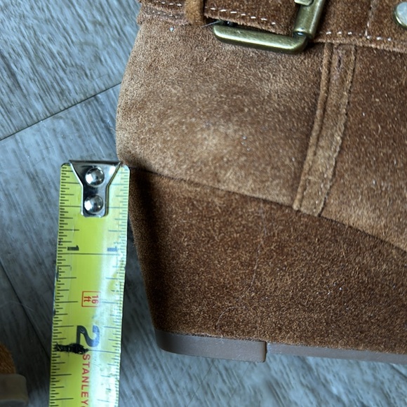 Franco Sarto Cognac Suede Boots 6 - Picture 11 of 11